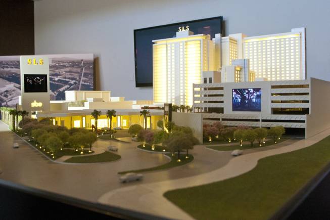 A preview of the SLS Las Vegas resort that will be replacing the iconic Sahara, Tuesday May 1, 2012.